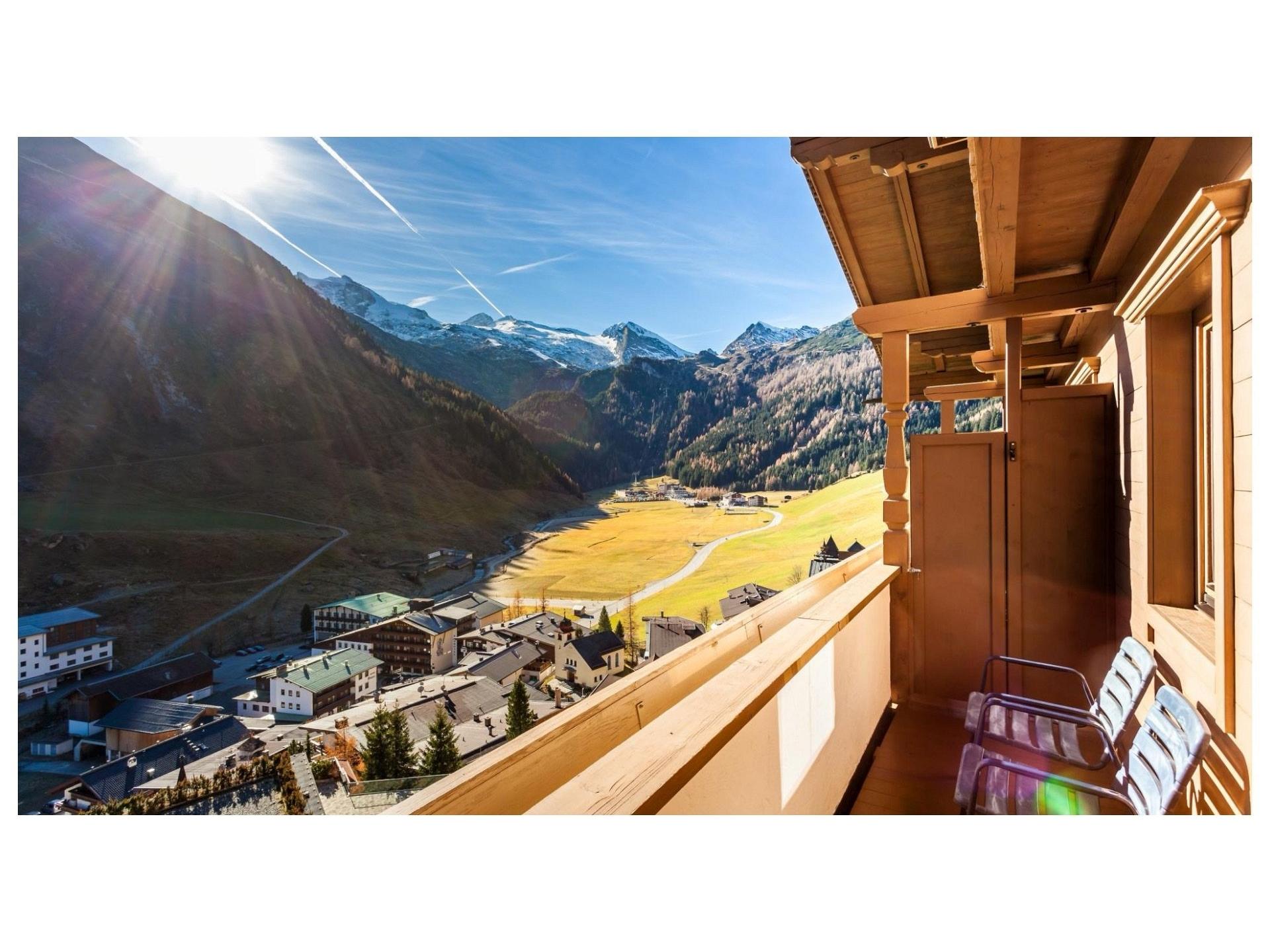 Ausblick vom Balkon